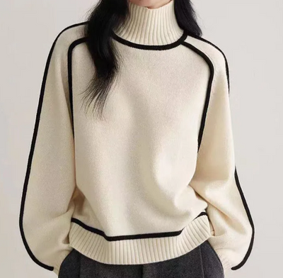 Pull Col Roulé Intemporale En Cachemire 