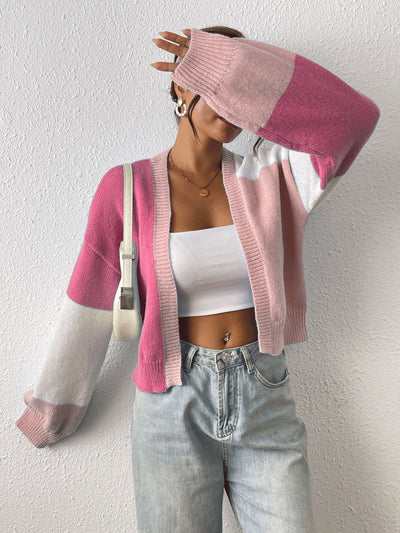 Angéline | Cardigan à blocs de couleur