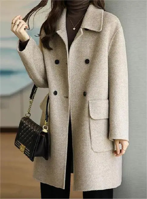 Elisa - Cappotto invernale da donna à lana 