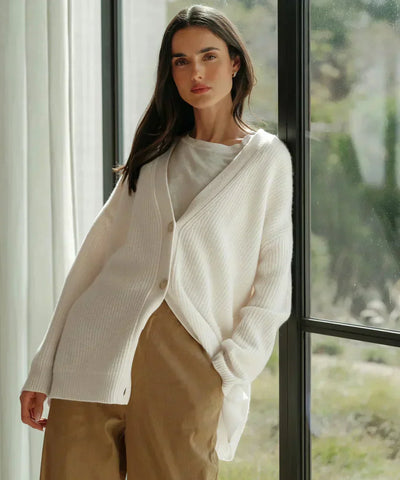 Ambre | Cardigan Ultra Confortevole en Cachemire