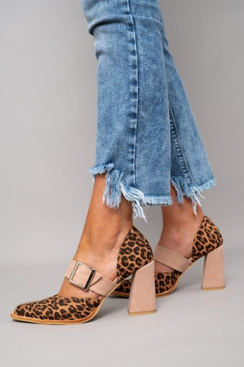Vittoria™ | Sandali Leopardati en Camoscio