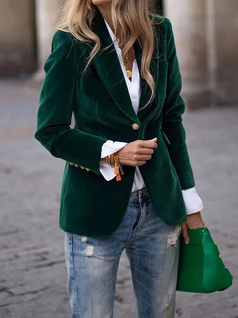 JULISSA | BLAZER IN VELLUTO ELEGANTE