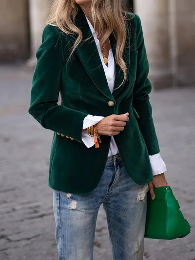 JULISSA | BLAZER IN VELLUTO ELEGANTE