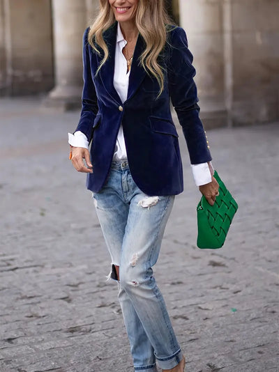JULISSA | BLAZER IN VELLUTO ELEGANTE