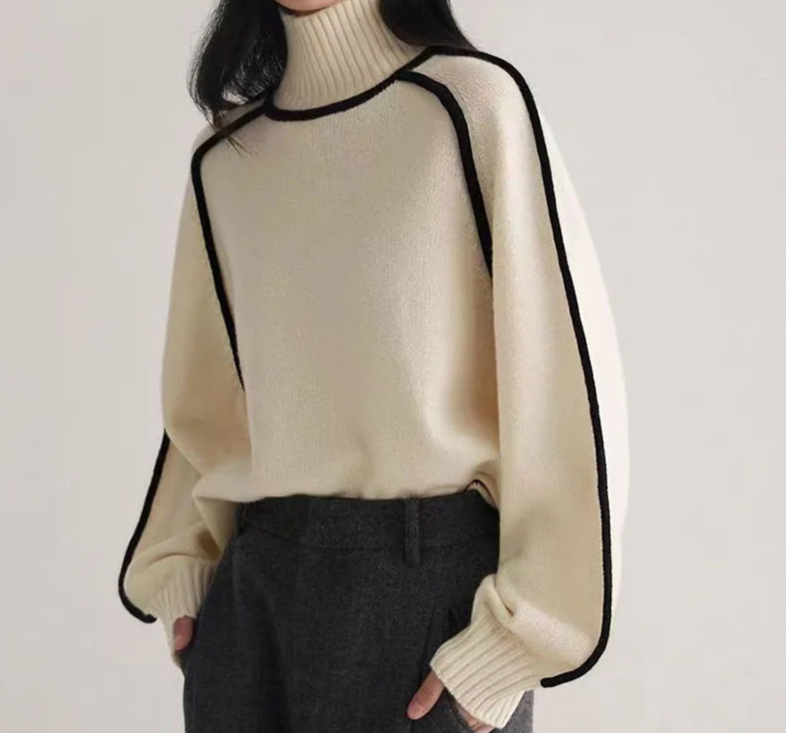 Pull Col Roulé Intemporale En Cachemire 