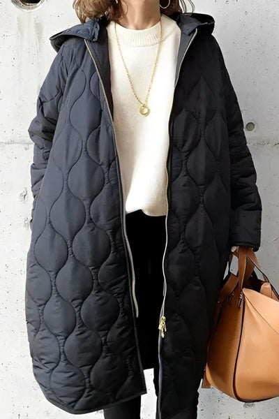PRISCILLE™ | PARKA CON CAPPUCCIO ET DETTAGLI CURATI 