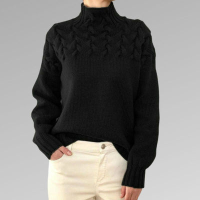 Pull Davila Elegante e Caldo avec Collo Alto