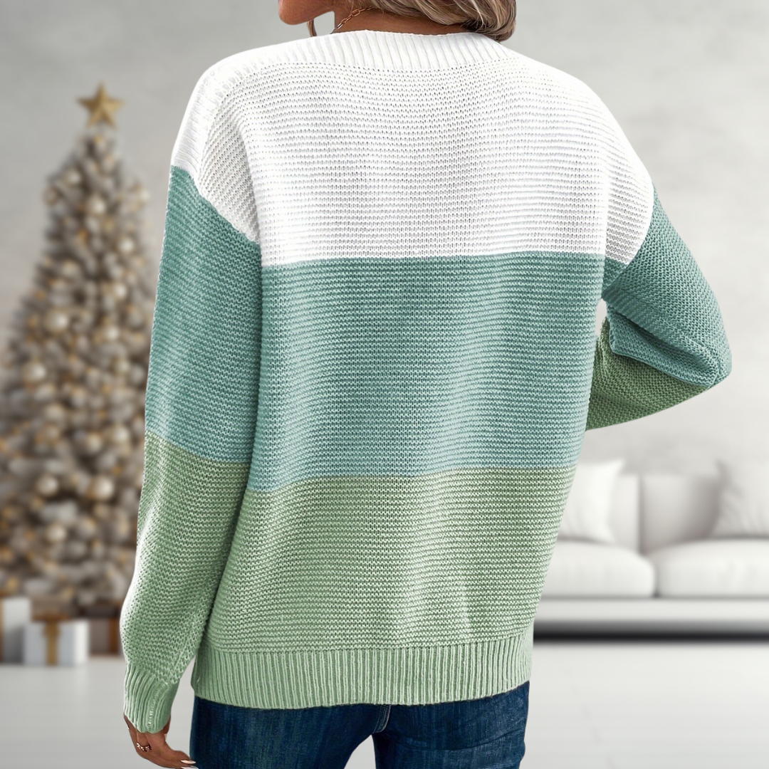 CLAUDIA™ | MAGLIONE GRADIENT FATTO A MANO