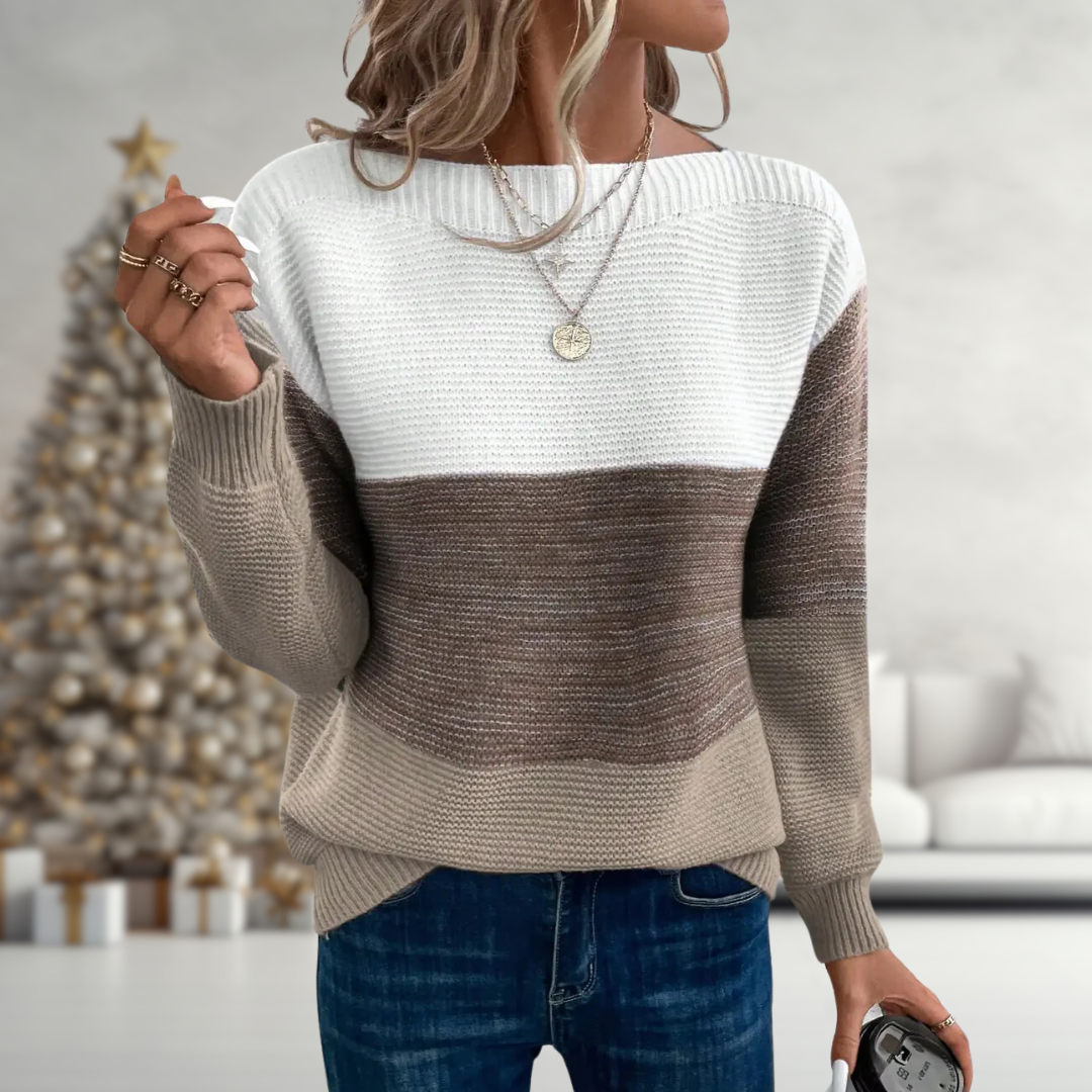 CLAUDIA™ | MAGLIONE GRADIENT FATTO A MANO
