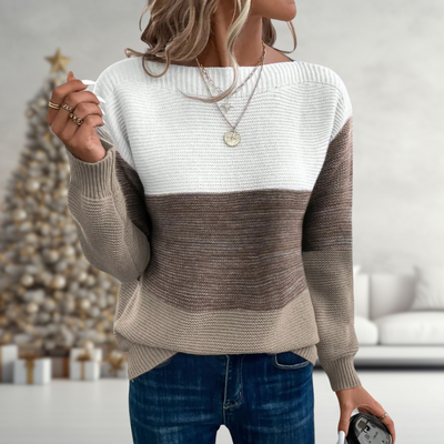 CLAUDIA™ | MAGLIONE GRADIENT FATTO A MANO