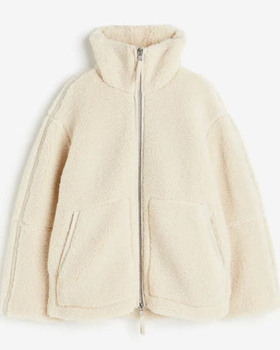 Penelope - Giacca Puffer in Teddy Morbido