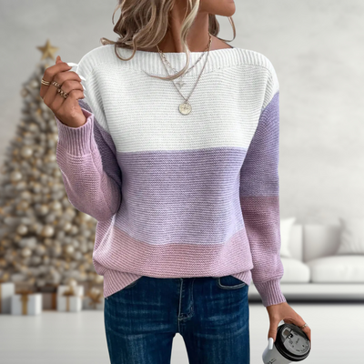 CLAUDIA™ | MAGLIONE GRADIENT FATTO A MANO