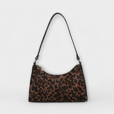 Nora. - Bourse à spalla en style français avec motif léopard