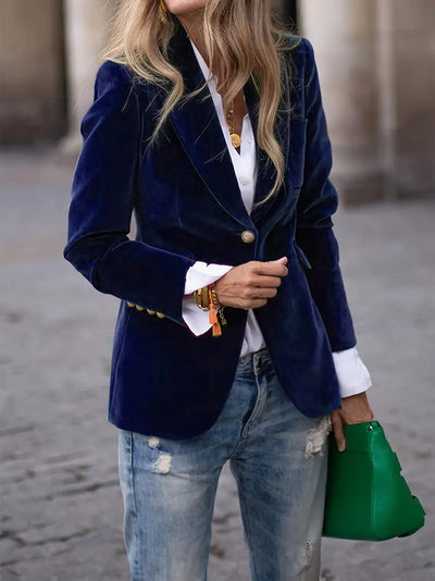 JULISSA | BLAZER IN VELLUTO ELEGANTE