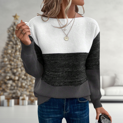 CLAUDIA™ | MAGLIONE GRADIENT FATTO A MANO