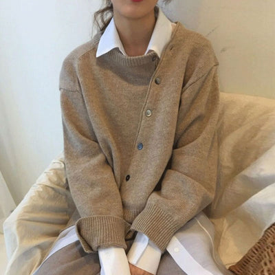 Evaline | Cardigan à Collo Rotondo