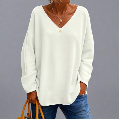Harper | Top Col V Relaxed da Donna | Confort Senza Tempo