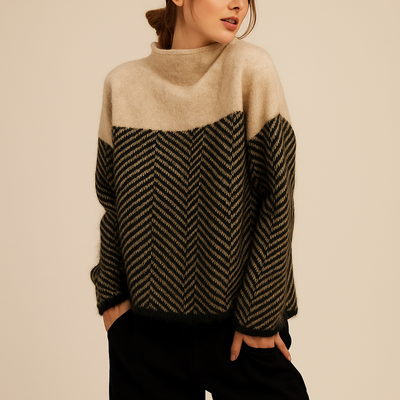 Zara | Maglione Termico da Donna avec Collo Alto | Calore Classique
