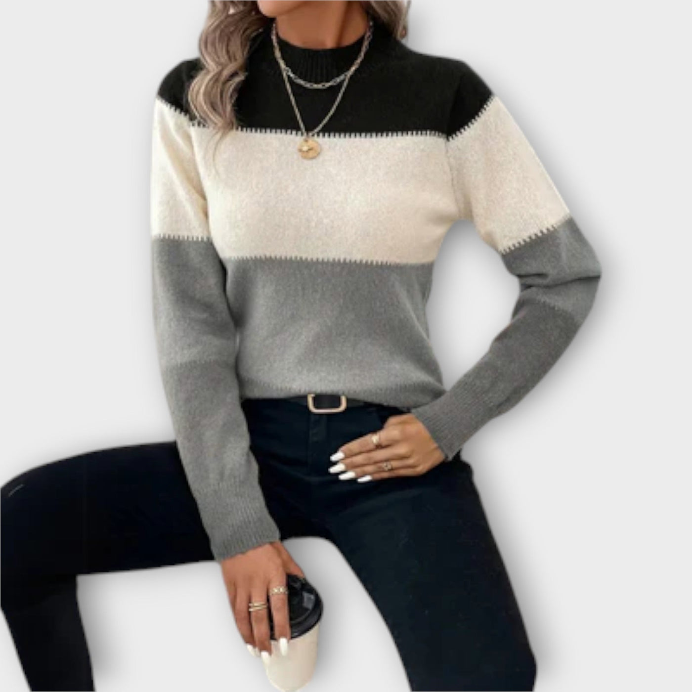 Elina - Maglione Casual et Elegante