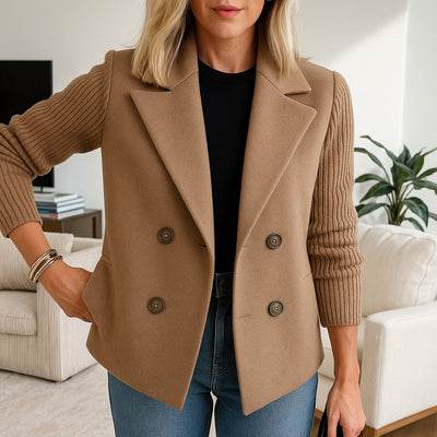 Rubis | Blazer structuré pour femme | Maniche à Maglia