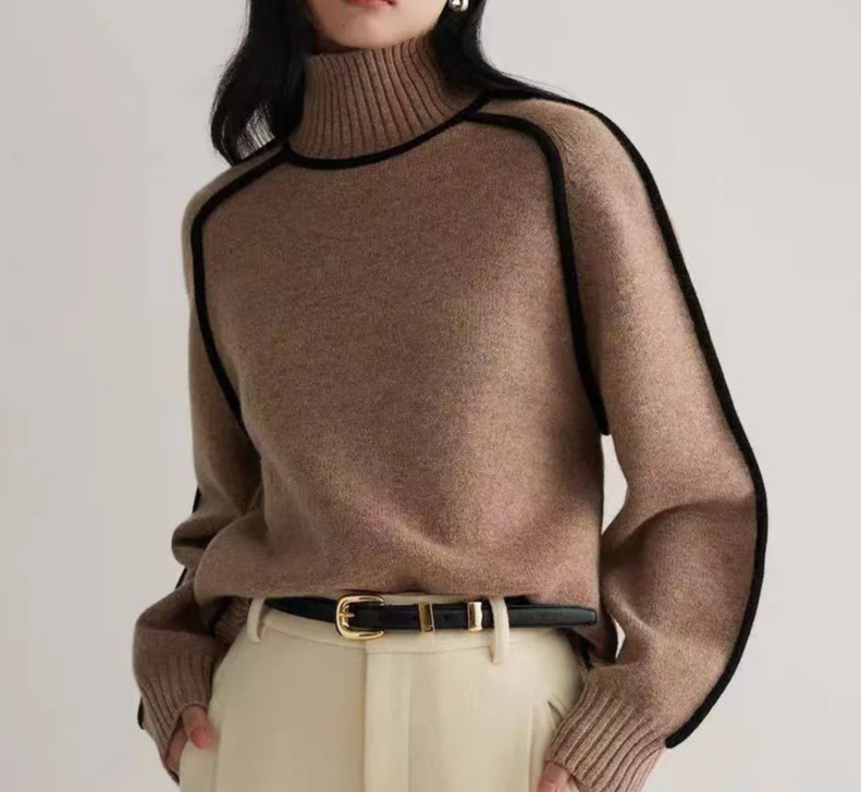 Pull Col Roulé Intemporale En Cachemire 