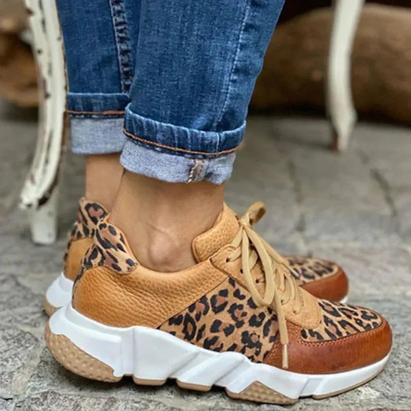 Femke™ | Baskets léopard confortevoli