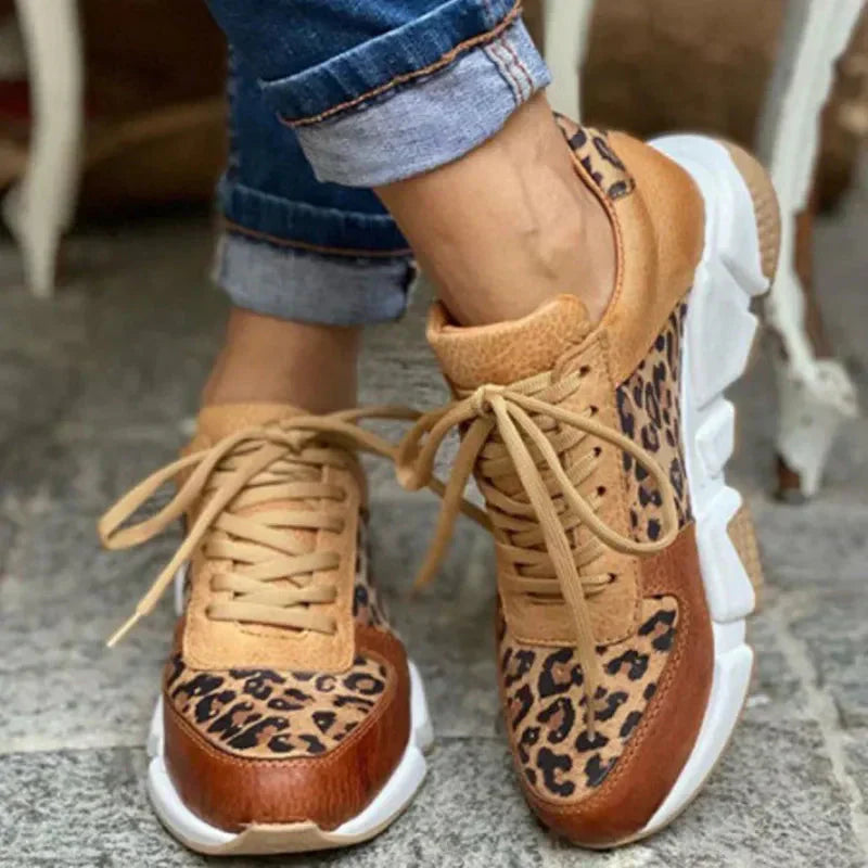 Femke™ | Baskets léopard confortevoli