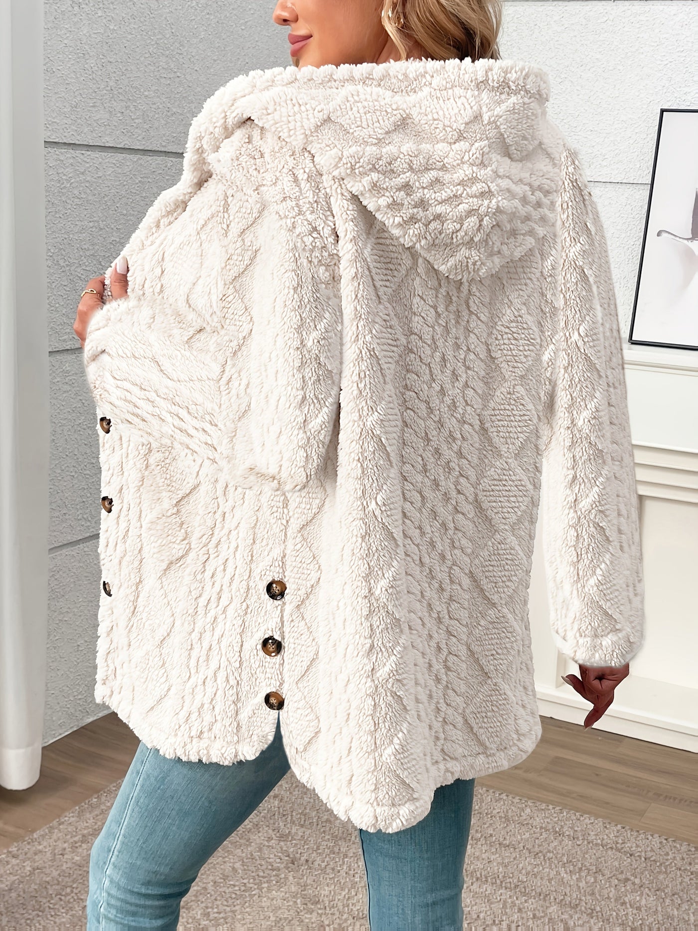Celine - Manteau Teddy Doux