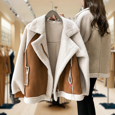 Erin - Giacca Zip-Up en Ecopelliccia 