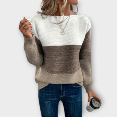 Ainsley | Maglione à Righe pour Donna | Morbido et Accattivante