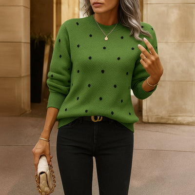 Naomi | Maglione Casual da Donna | Motif à Pois