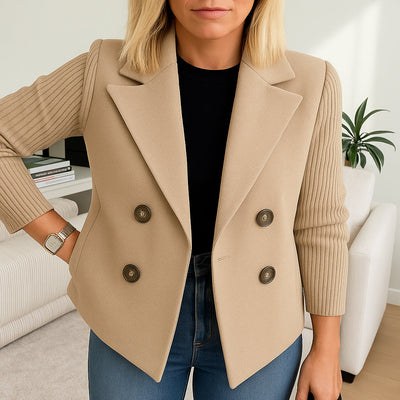 Rubis | Blazer structuré pour femme | Maniche à Maglia