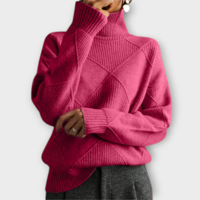 Mélanie - Maglione con Collo Alto Confortevole