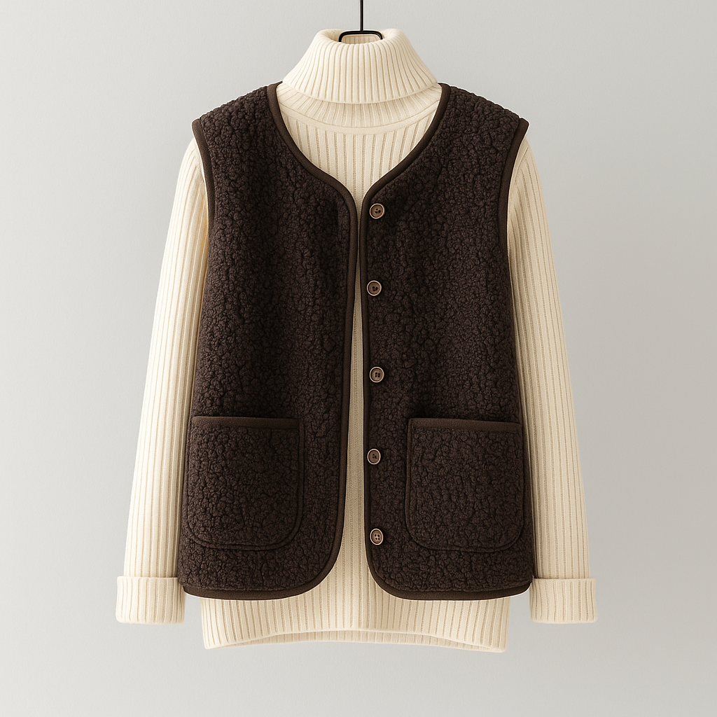 Céleste | Gilet Trapuntato Versatile da Donna | Confort Senza Tempo