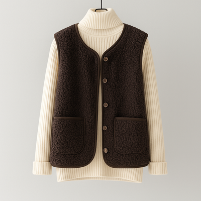 Céleste | Gilet Trapuntato Versatile da Donna | Confort Senza Tempo
