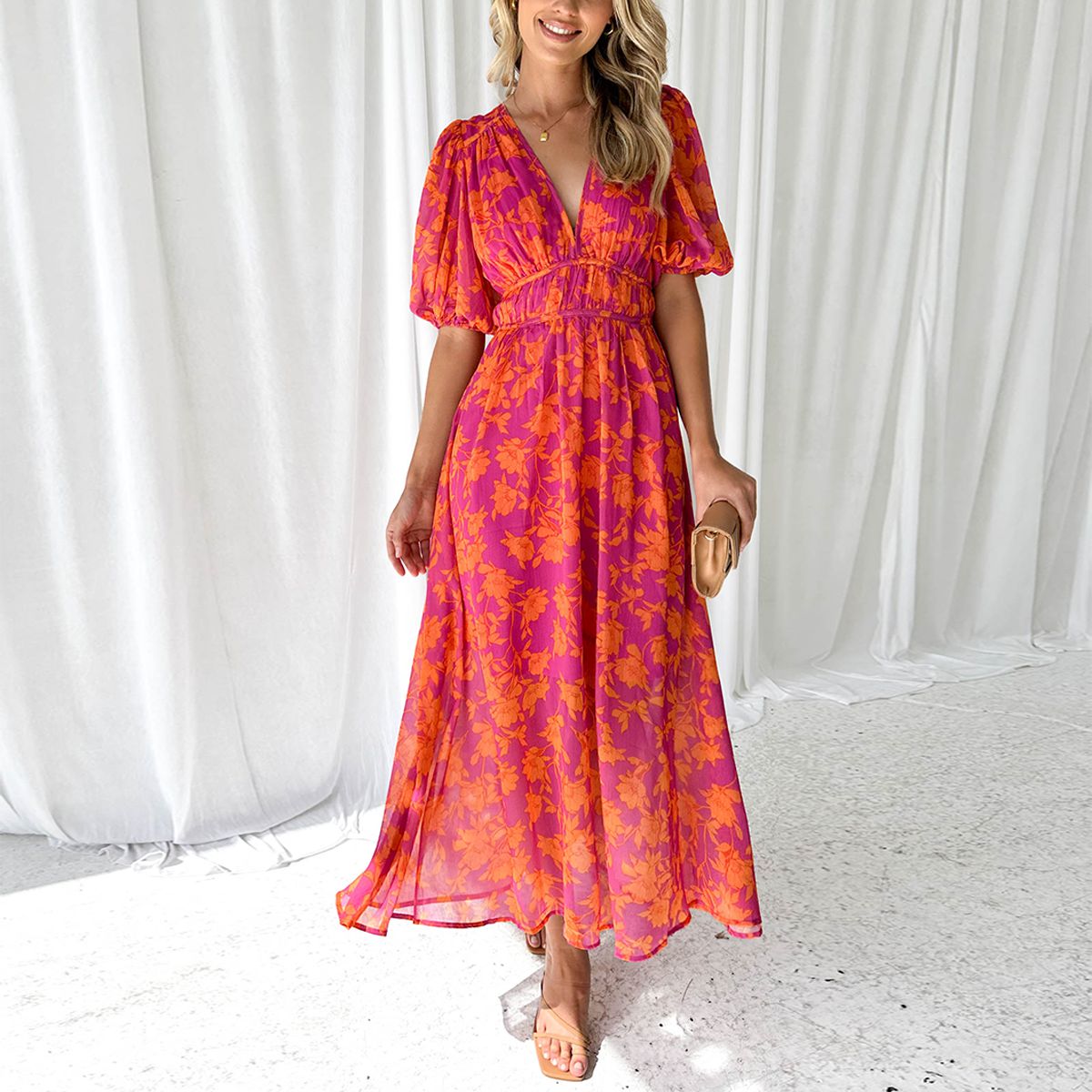 Clara | Robe longue de printemps