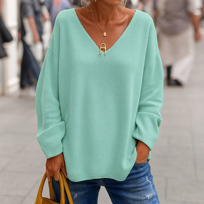 Harper | Top Col V Relaxed da Donna | Confort Senza Tempo