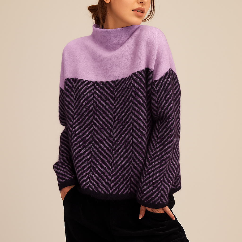 Zara | Maglione Termico da Donna avec Collo Alto | Calore Classique