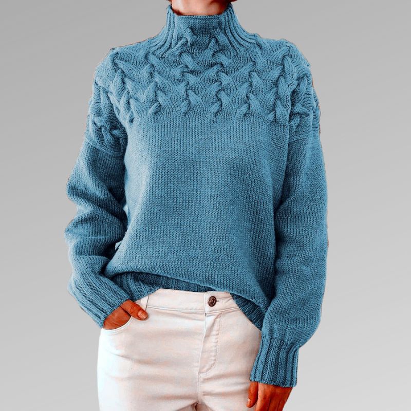 Pull Davila Elegante e Caldo avec Collo Alto