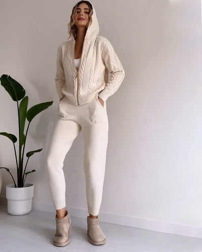 Ania - Set Due Pezzi Twist-Jacquard Casual