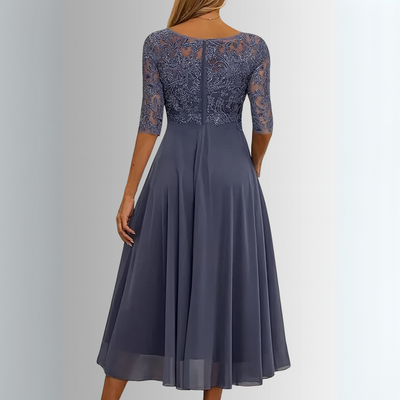 Rhiana™ | Abito Elegante à Pizzo