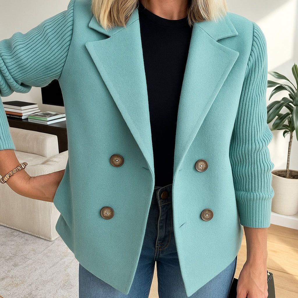 Rubis | Blazer structuré pour femme | Maniche à Maglia