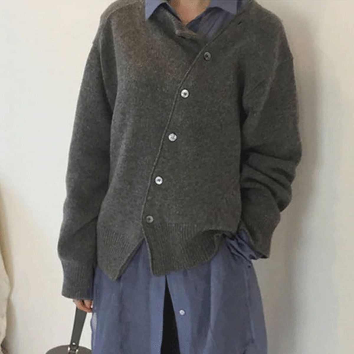 Evaline | Cardigan à Collo Rotondo