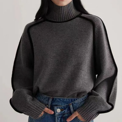 Pull Col Roulé Intemporale En Cachemire 