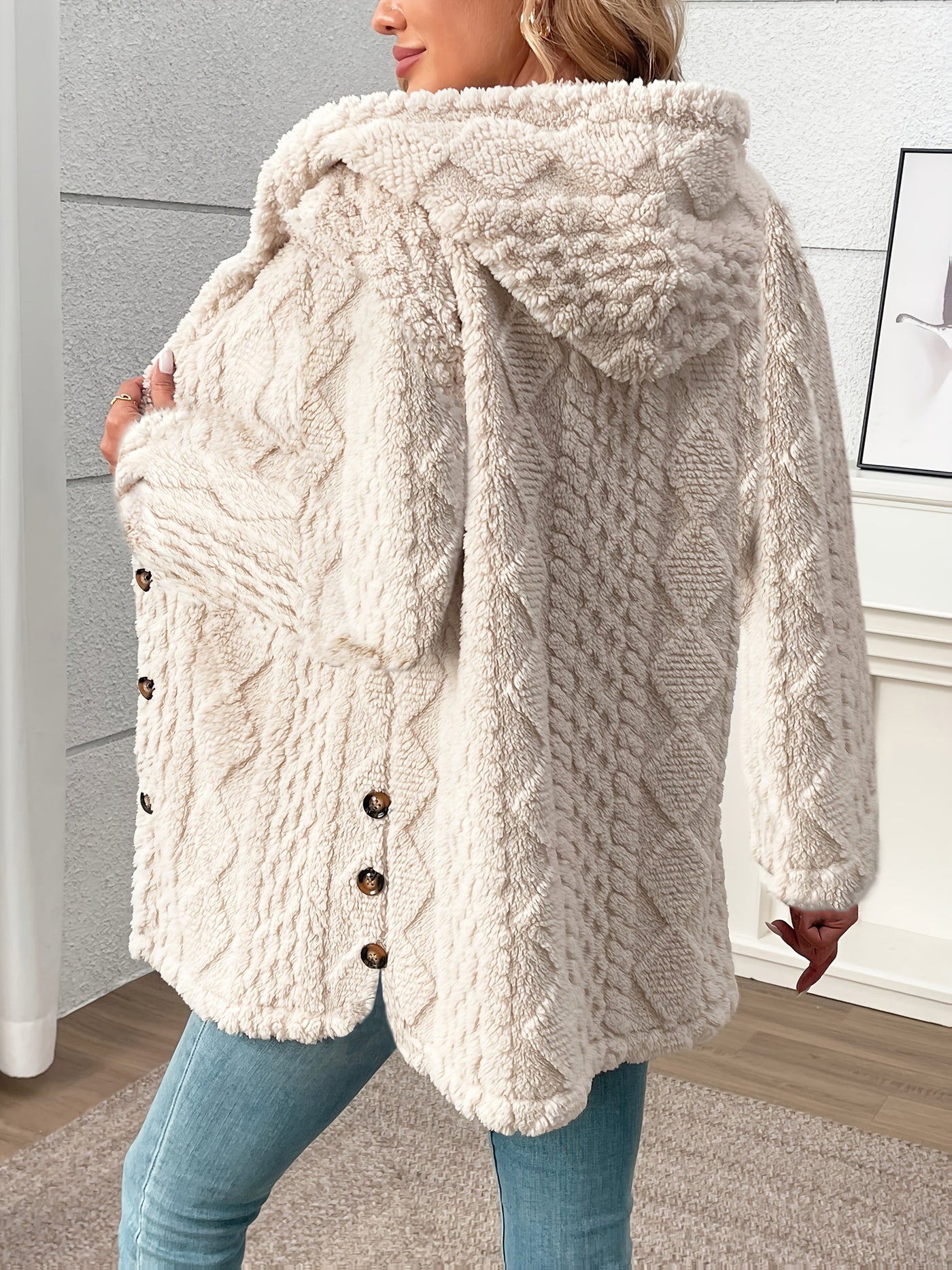 Celine - Manteau Teddy Doux