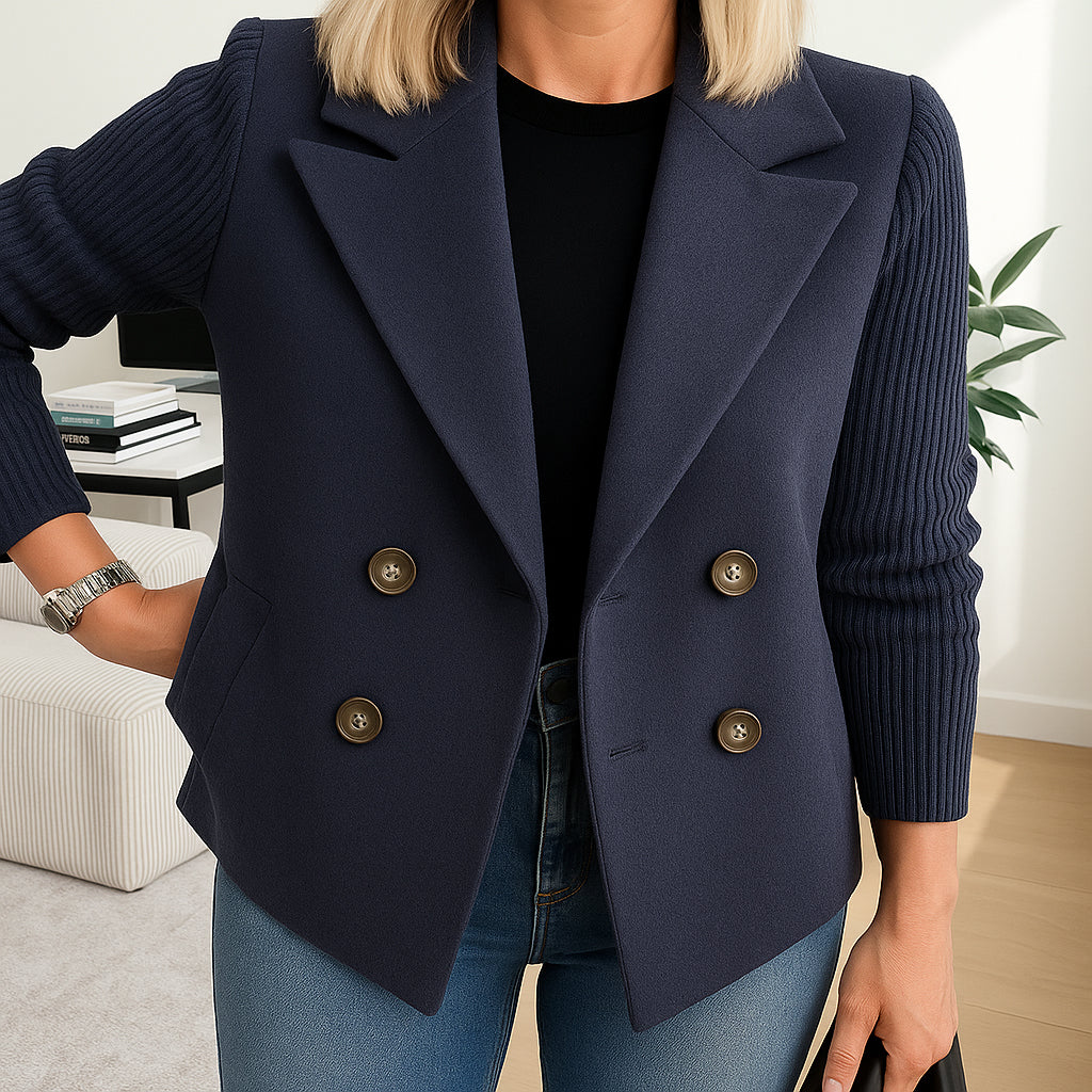 Rubis | Blazer structuré pour femme | Maniche à Maglia