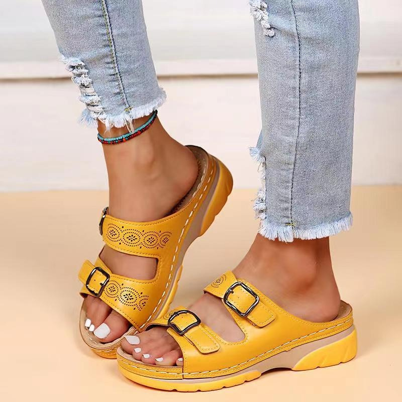 Simona™ | Sandali Ortopedici à Pelle