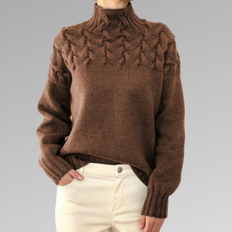 Pull Davila Elegante e Caldo avec Collo Alto