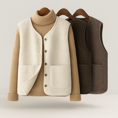 Céleste | Gilet Trapuntato Versatile da Donna | Confort Senza Tempo