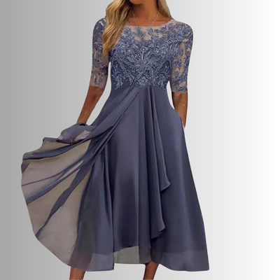 Rhiana™ | Abito Elegante à Pizzo